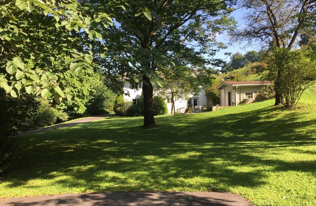 Traditional Country Farmhouse, Incredible Setting Next to Blue Ridge Parkway