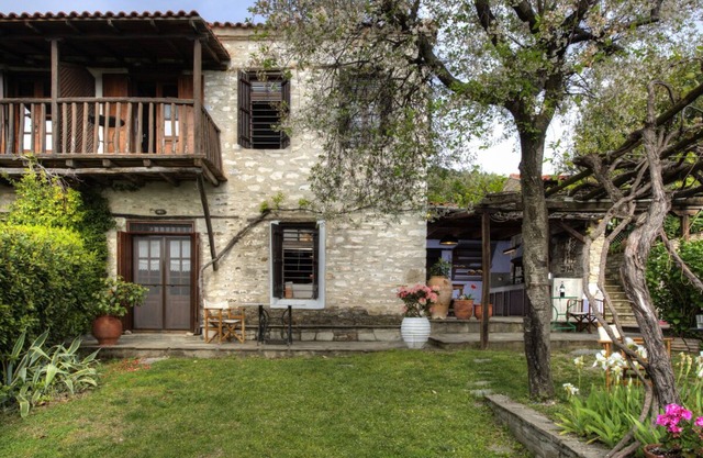 Traditional, stonebuilt, 1930s, renovated cottage with sunset, sea view.