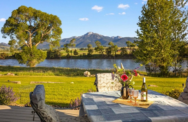 Tranquil Home Along the Yellowstone River