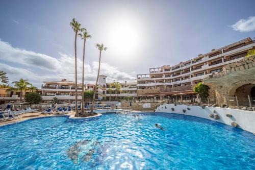 Tropical garden, sunshine, heated pool
