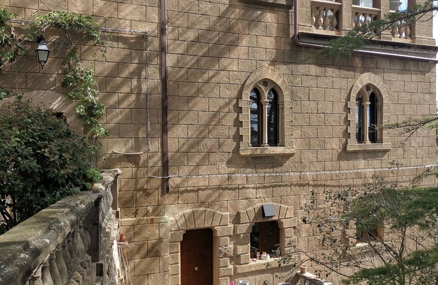 Turn-of-the-century small castle overlooking the sea of the Tuscan archipelago