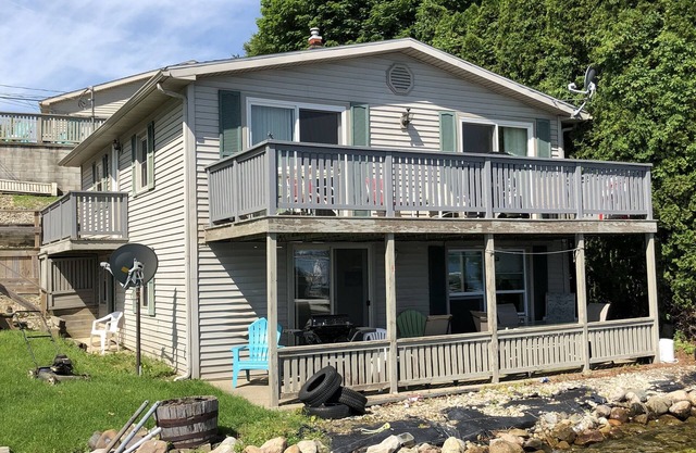 Two Bed Rooms with a sunrise lakefront view