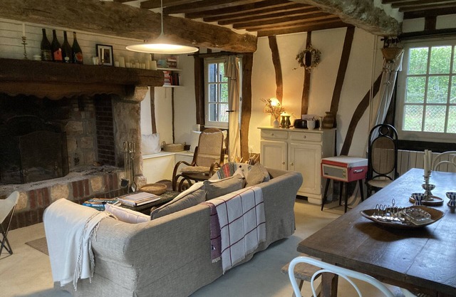 Typical farmhouse between sea and countryside