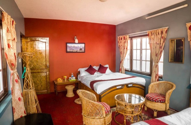 Typical nepali homestay in cheetri community.