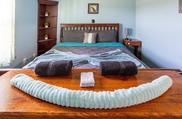 Ultimate Game Room Oasis for 12, XL Patio+BBQ, 2 Kings & Full Body Massage Chair