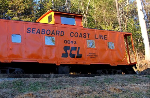 Unique Caboose Accommodation for a Getaway near Asheville, North Carolina