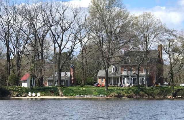 Unique waterfront home with private beach