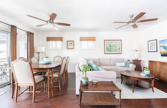 Upstairs Tropical Getaway | Great Value So Close to the Beach! | 2 Decks! | Tons of Space to Unwind!
