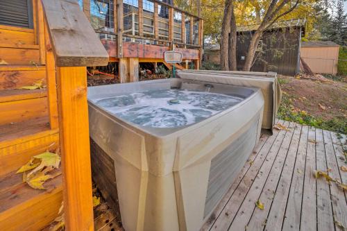 Hot Tub and Deck Waterfront Escape in Payson!