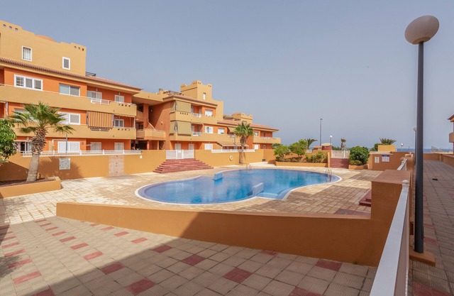 Vacation Apartment 'Obsidian Puertito Aguamarina' with Sea View, Shared Pool and Wi-Fi