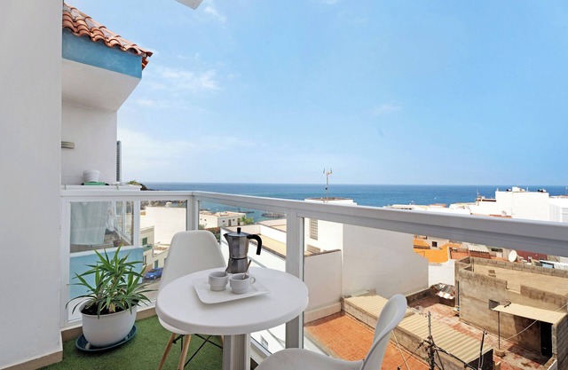 Vacation Apartment 'Alcamar' with Sea View, Balcony and Wi-Fi