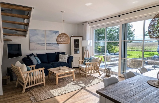 Vacation home "Boddenidyll" between Darß & Rügen, incl. sauna, fireplace & panoramic view
