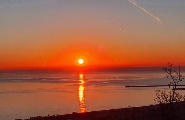 Vacation House Niki Terrace sea view garden 2.5 km from the beach in the green