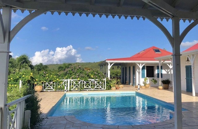 Villa La Kaz Indigo in Capesterre de Marie-Galante, sea view
