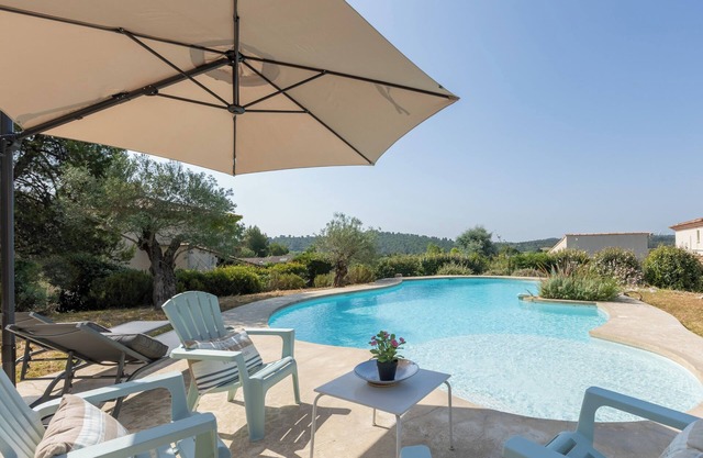 Villa 4* quiet near Montpellier and the sea, pool, air conditioning, view