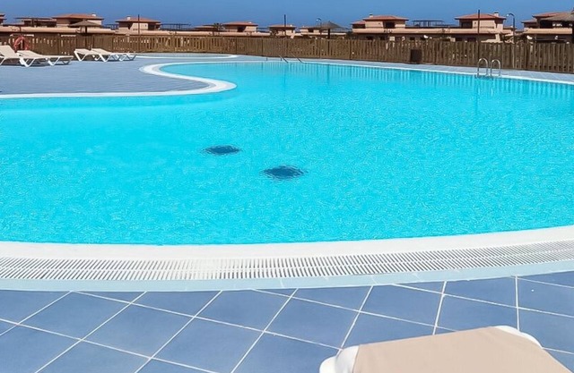 Villa Calma with private garden and pool.