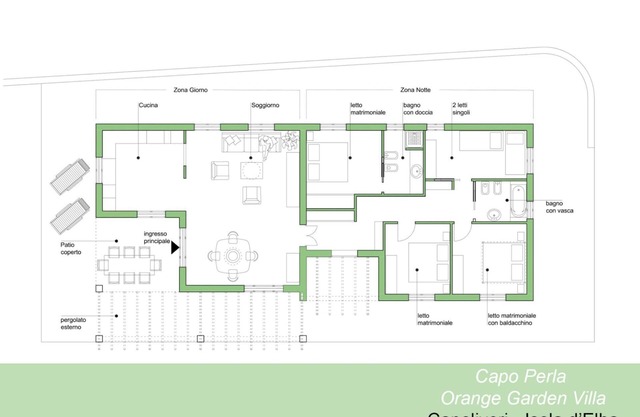 Villa Capo Perla immersed in a magnolia garden a few steps from the sea