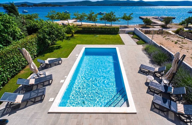 Villa Elements - beachfront villa for 10 guests with a private pool