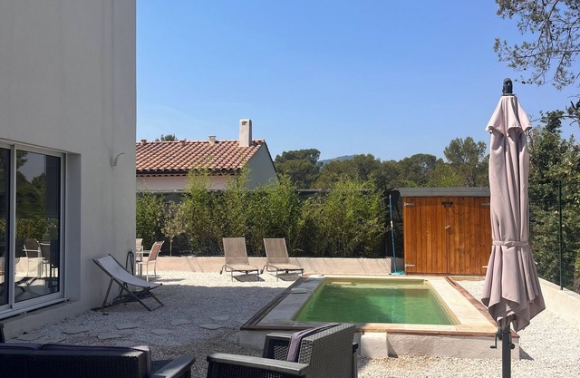 Villa Entièrement Climatisée Avec Piscine à 20 min de la mer