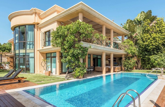 Villa "Albella" with Sea View, Garden, Terraces, Pool, Sauna, Whirlpool & Gym