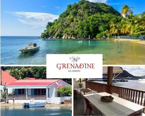Villa GRENADINE - CLIM & TERRASSE- Face MER Vue panoramique, les pieds dans l'eau - OFFRE SPECIALE - LES SAINTES