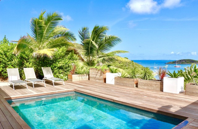 VILLA I LOVE VIEW - sea view - facing pinel and baie orientale