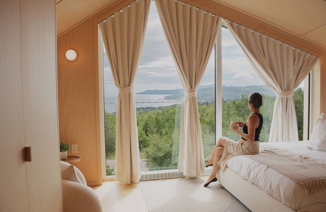 Villa LaBranche: Great views on the Saint-Lawrence and the forest