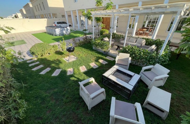 Villa near Lusial stadium