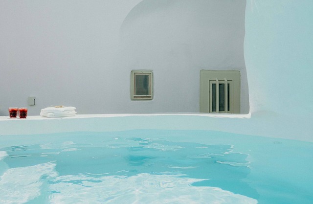 "Villa Patitiri" cave house with private pool in Megalochori village, Santorini