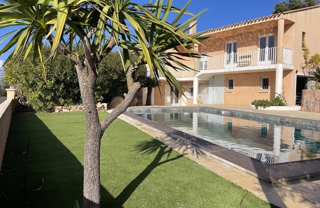 Villa Terrain Clôt, Piscine, vue mer sur Tout le Golfe D'ajaccio