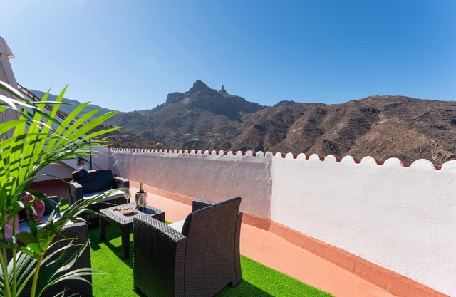 Vivelorural Casa Pepe vistas a la montaña, Tejeda