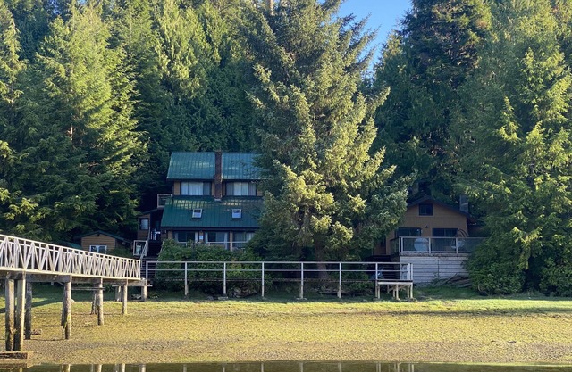 Waterfront home located in peaceful Bamfield Inlet with private dock.