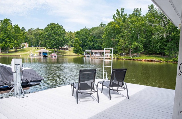 Waterfront Lake Home with Huge Dock!
