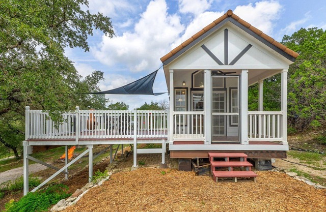 Welcome to The Tiny Haven at Hilltop Haven of Spicewood, Texas.