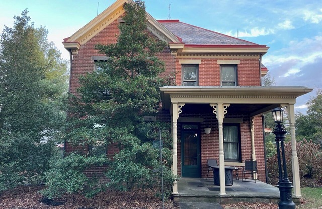 Welcome to Watson's Woodland Manor-a charming 1825 historic home nestled in the heart of Deer Creek Winery. This spacious retreat sleeps up to 12 guests, making it perfect for families, friend groups, wedding parties, or reunions. 3 bedroo