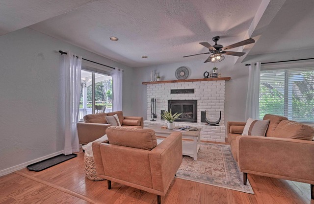 Whispering Pines Home: Fire Pit, Near Scenic Hikes