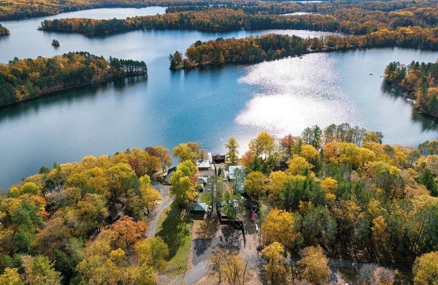 Wilderness Package at The Spot includes 2 Cabins! Located on Buskey Bay in Iron River, WI