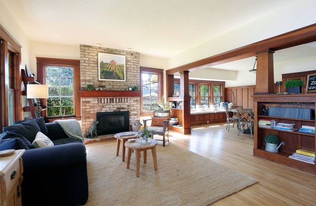 Winery Estate Surrounded by vineyard views near town of Healdsburg