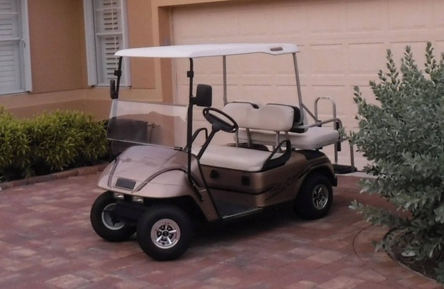 Winter 2026 - Enjoy an EZGO Golf cart with your 2026 winter rental at our Villa