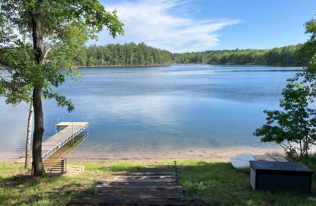 Wisconsin Northwoods cabin on beautiful Island Lake