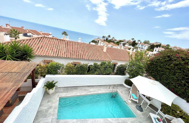 'Wonderful House by the sea' with Sea & Mountain View, Pool and Wi-Fi