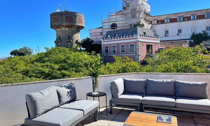 Penha de Franca Apartment | 1 Bed Penthouse with Magnificent 360 Lisbon Views