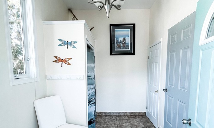 Markerville House | 1 block from the beach, cool & cozy 2 bedroom vacation home- basement suite.