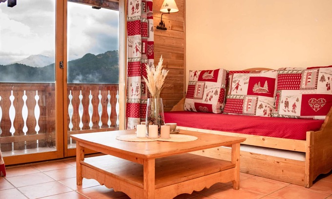 Pra Loup Apartment | 1-room duplex for 6 with balconies, parking - Pra Loup 1500