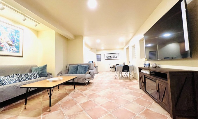 Santa Barbara House | 1-Story Guesthouse EV Tesla Charger