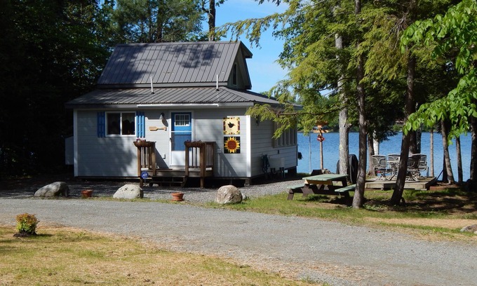 Newport Cottage | 10 Steps And You're In Sebasticook Lake. This Is Where You Go To Unplug