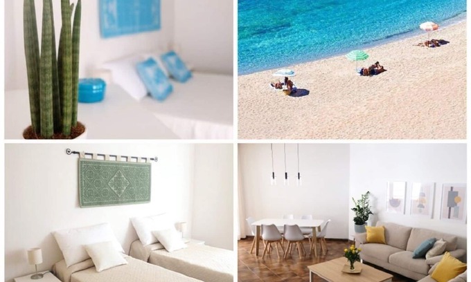 Lido Apartment | 100 meters from the beach for 2-6 persons, 3-bedrooms apartment + little garden