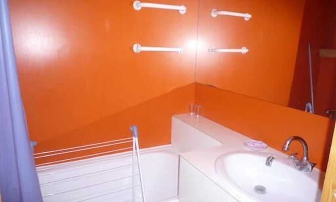 Arc-1800 Apartment | 100m from ski slopes, 6th floor, view mountain, tv, 24m², Les Arcs