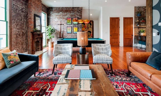 East Riverside Apartment | 1030 Toledano · Bohemian Loft Off Magazine Street