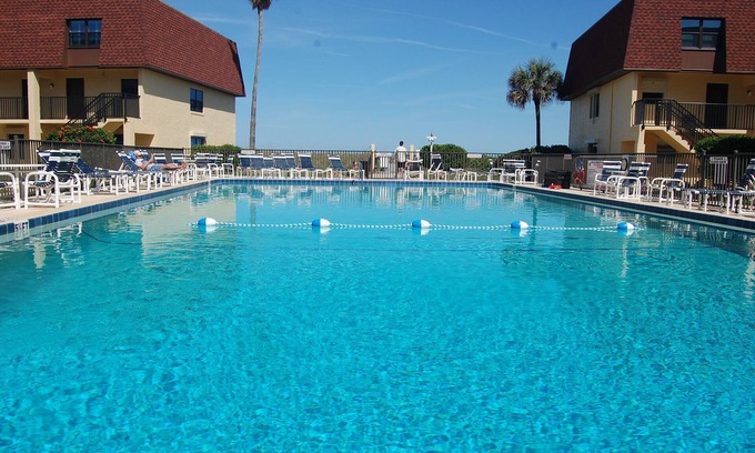 Avon By The Sea Condo | 117 Cocoa Beach Club Direct Oceanfront Next to Pier, Dog Friendly